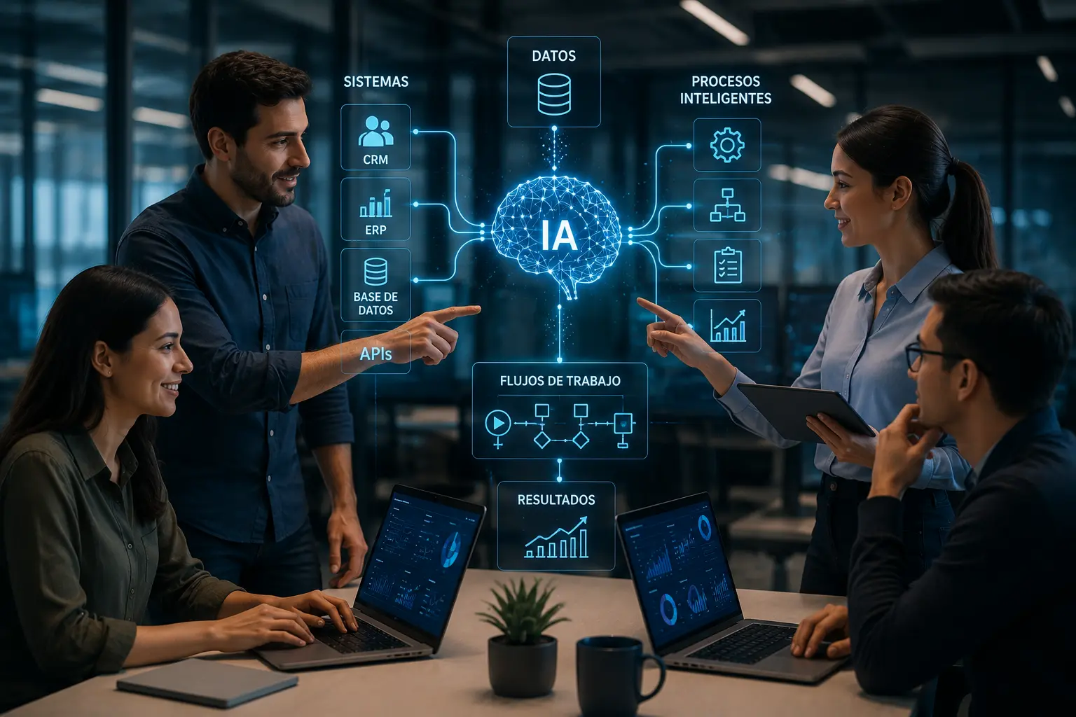 Imagen Integración de Datos e IA: Automatizaciones y Flujos Inteligentes