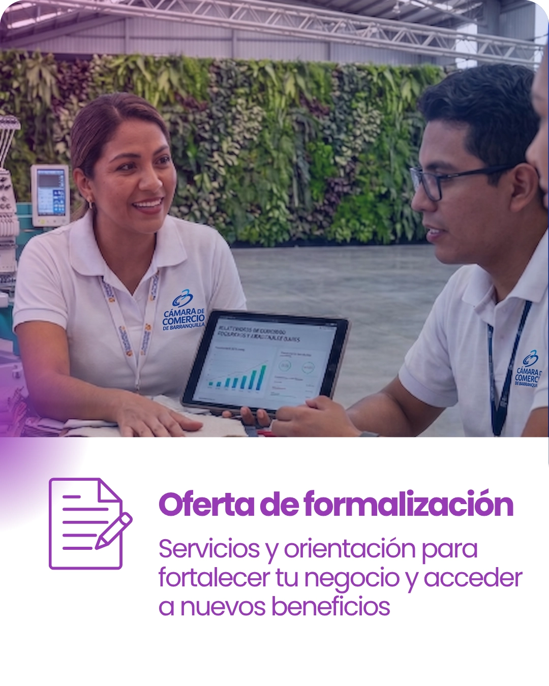 Oferta de formalización: Servicios y orientación para fortalecer tu negocio y acceder a nuevos beneficios