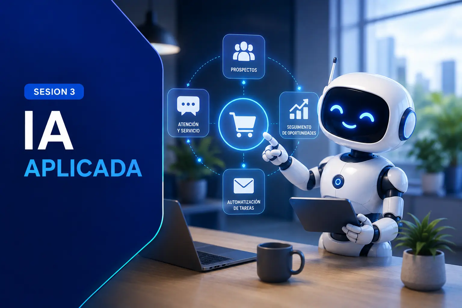 Imagen Automatización Comercial con Agentes de Ventas y Servicios